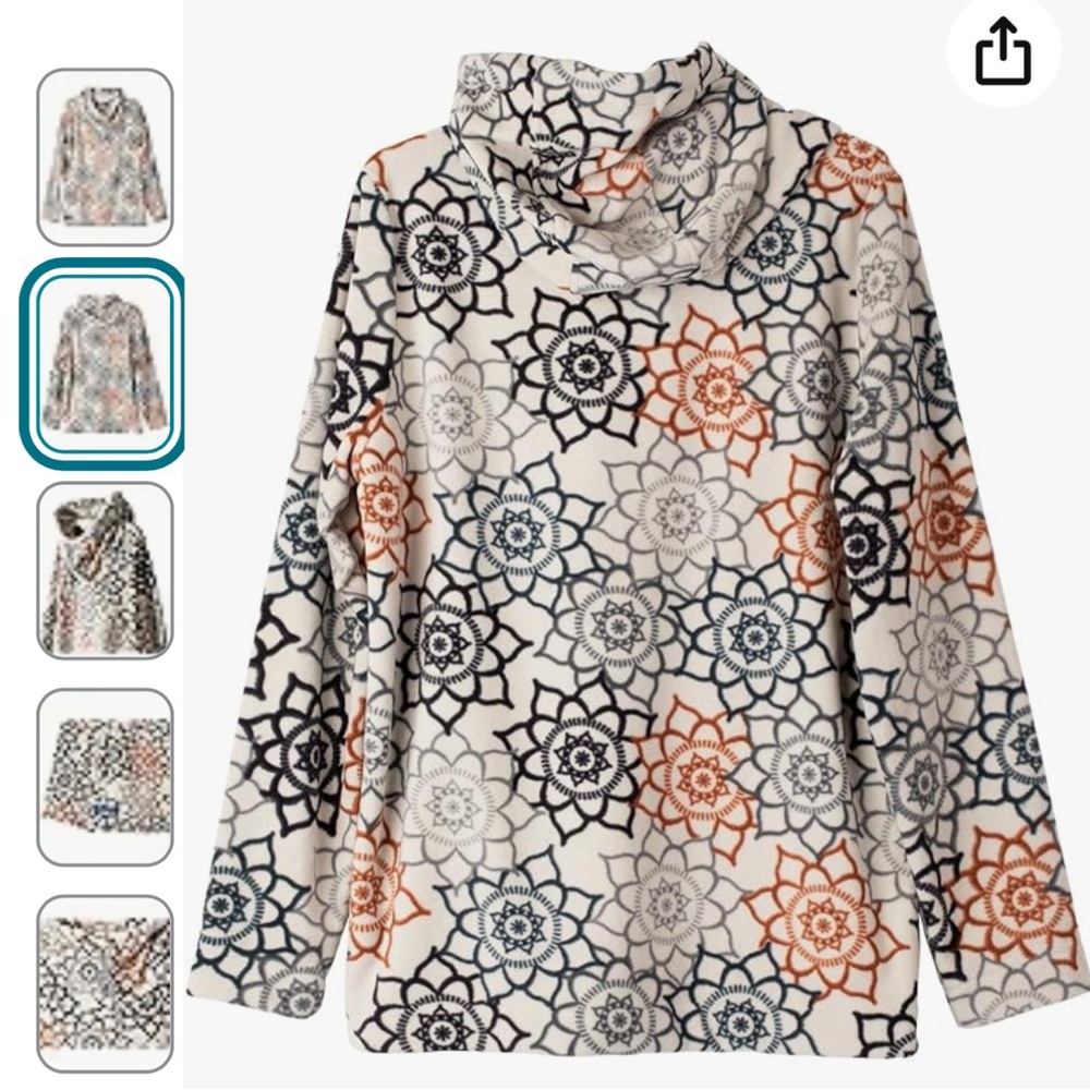 KAVU, patterned fleece/hoodie - Picture 4 of 12